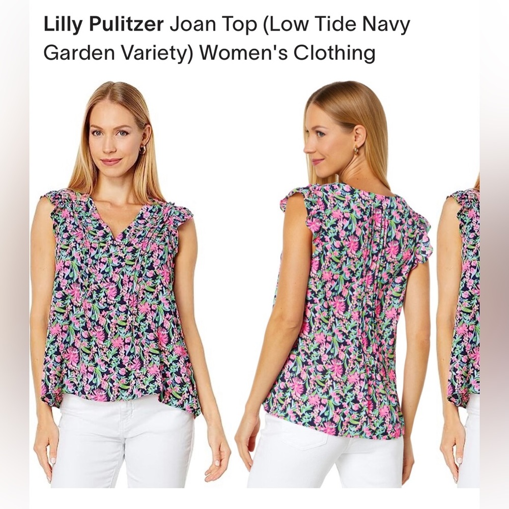 Lilly Pulitzer garden-variety Joan top